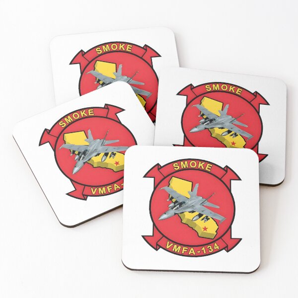Item preview, Official Insignia of the VMFA-134 "Smoke" Marine Fighter Attack Squadron designed and sold by CharlieDesings.