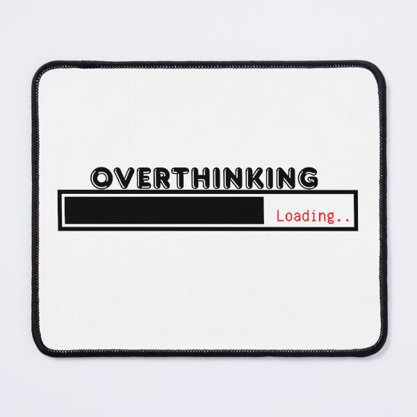Item preview, Overthinking Loading – Relatable Sticker designed and sold by CtrlSlayStudio.
