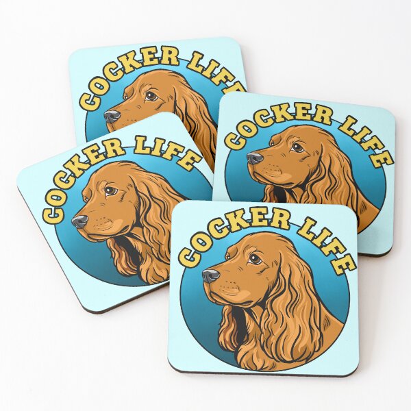 Item preview, Cocker Life | Cocker Spaniel Head Profile Illustration designed and sold by MartynaKanik.