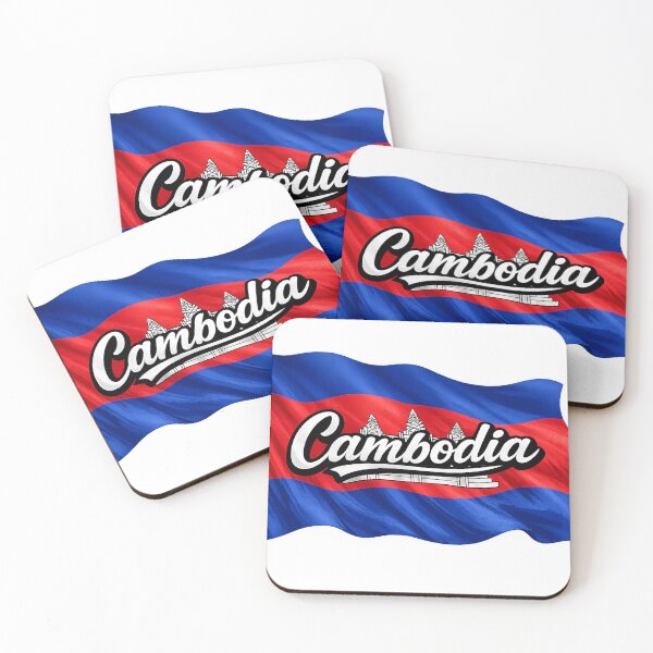 Item preview, Cambodia Waving Flag Design – Cambodian Pride Patriotic Country Graphic designed and sold by GarnerSupplyCo.