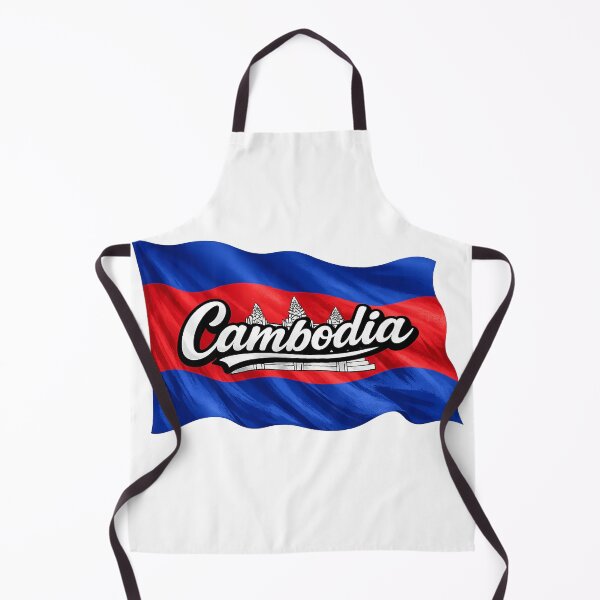 Item preview, Cambodia Waving Flag Design – Cambodian Pride Patriotic Country Graphic designed and sold by GarnerSupplyCo.