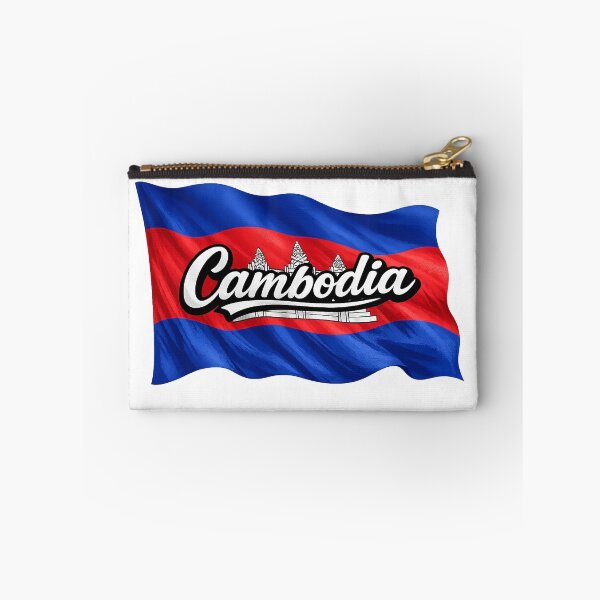 Item preview, Cambodia Waving Flag Design – Cambodian Pride Patriotic Country Graphic designed and sold by GarnerSupplyCo.