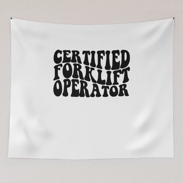 Item preview, Certified Forklift Operator Retro  designed and sold by TeesYouWant.