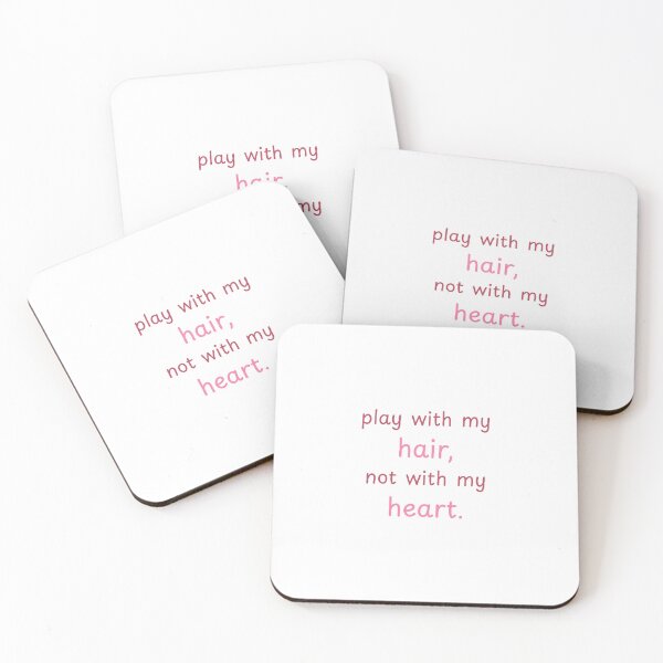 Item preview, Play with my hair, not with my heart designed and sold by BlissThreads.