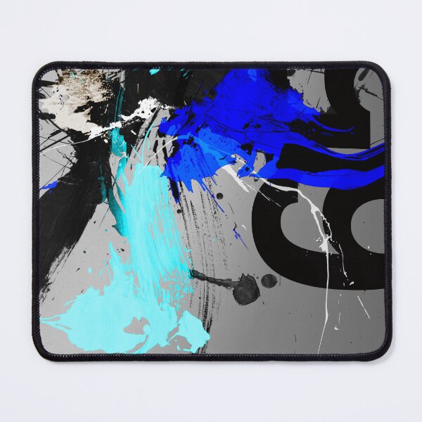 Item preview, Bold blue brushstroke graphic abstract designed and sold by ZebEddy.