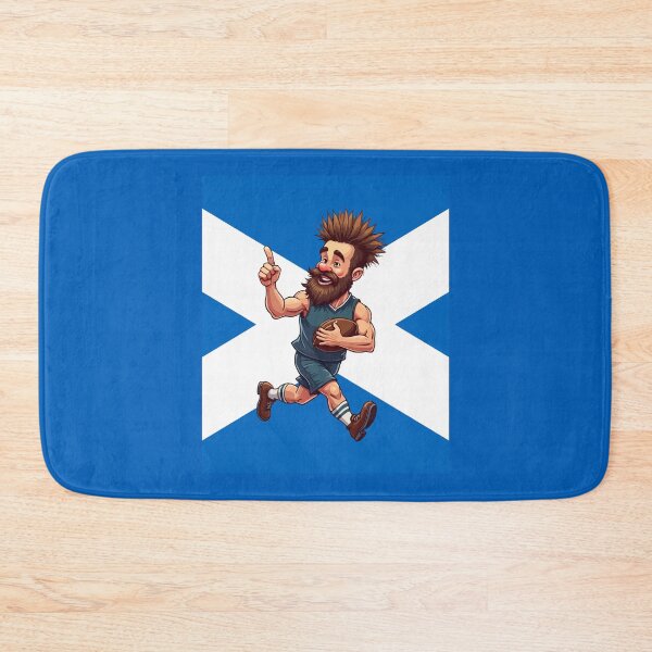 Item preview, A Beaming Scottish Rugby Player designed and sold by taiche.