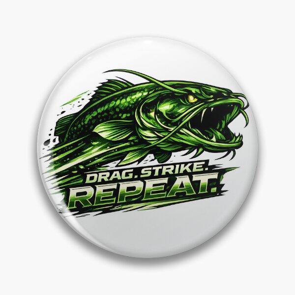 Item preview, Hooked On Speed – Catfish | Drag. Strike. Repeat. designed and sold by PioguArtFish.