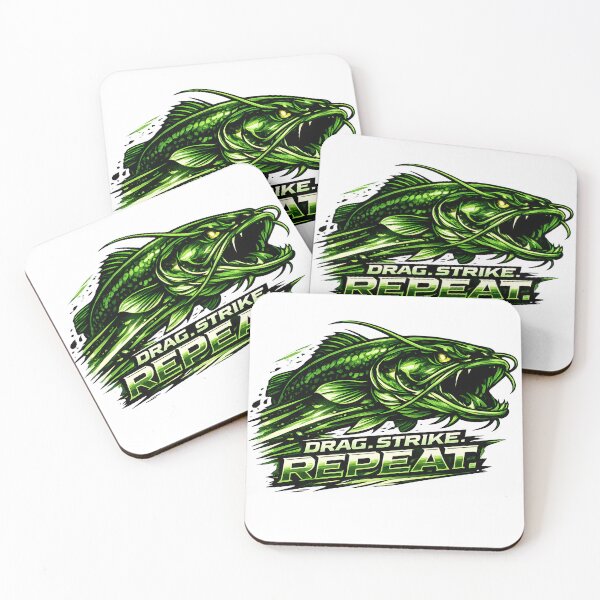 Item preview, Hooked On Speed – Catfish | Drag. Strike. Repeat. designed and sold by PioguArtFish.