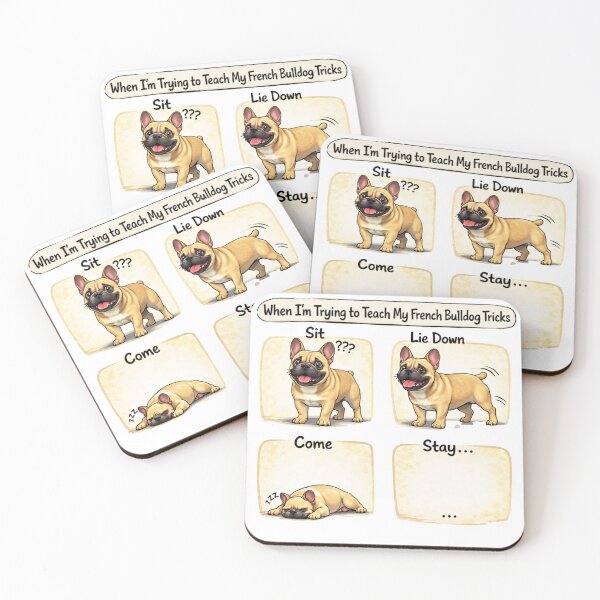 Item preview, When I'm Trying to Teach My French Bulldog Tricks designed and sold by Szapeee.