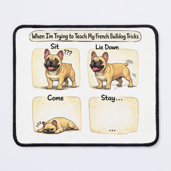 Item preview, When I'm Trying to Teach My French Bulldog Tricks designed and sold by Szapeee.