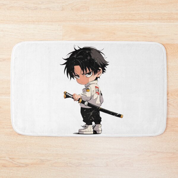Item preview, Chibi Lone Samurai – Cute Dark Sword Warrior Illustration designed and sold by Dyan4.
