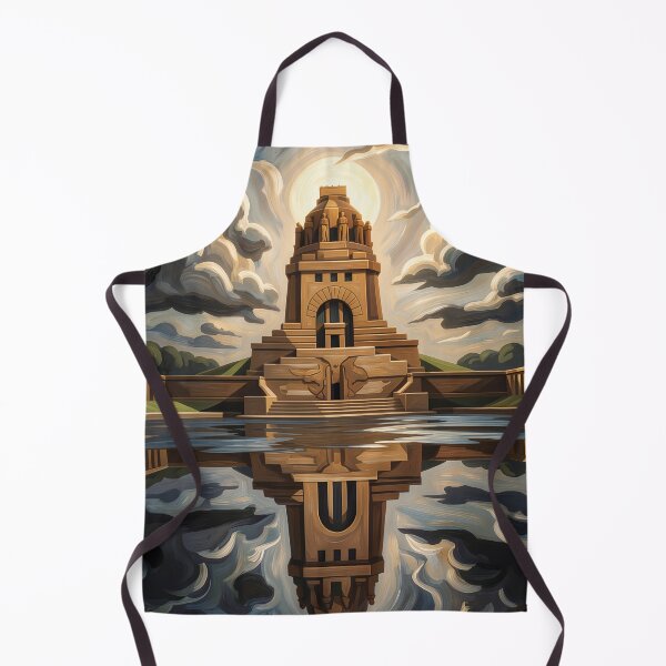 Item preview, Leipzig Monument to the Battle of the Nations at night (vertical view) designed and sold by artistic-cities.