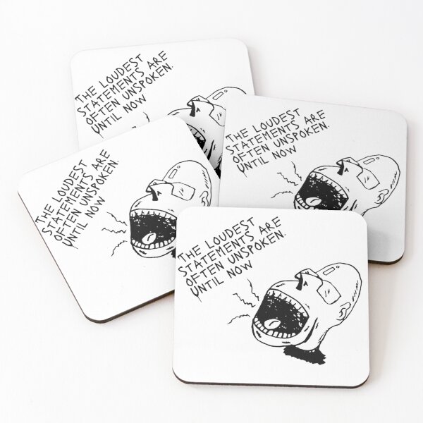Item preview, The Loudest Statements Are Unspoken – Emotional Scream Illustration designed and sold by SV-Creation.