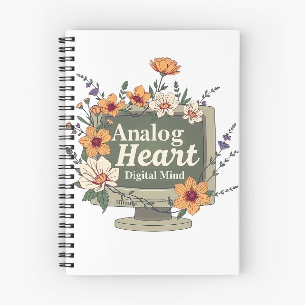 Item preview, Analog Heart, Digital Mind – Cottagecore Tech Aesthetic designed and sold by Boztik-Designs.