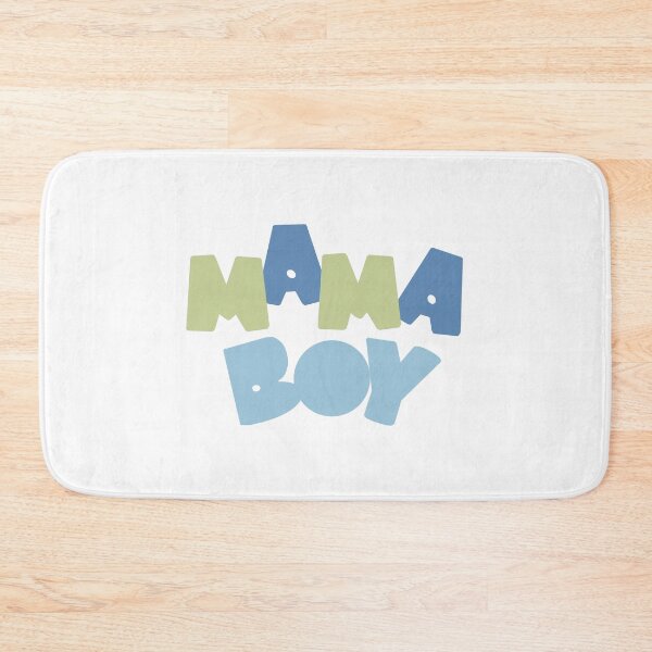 Item preview, Pastel blue and green ‘MaMa Boy‘ typography designed and sold by sjgdesign.