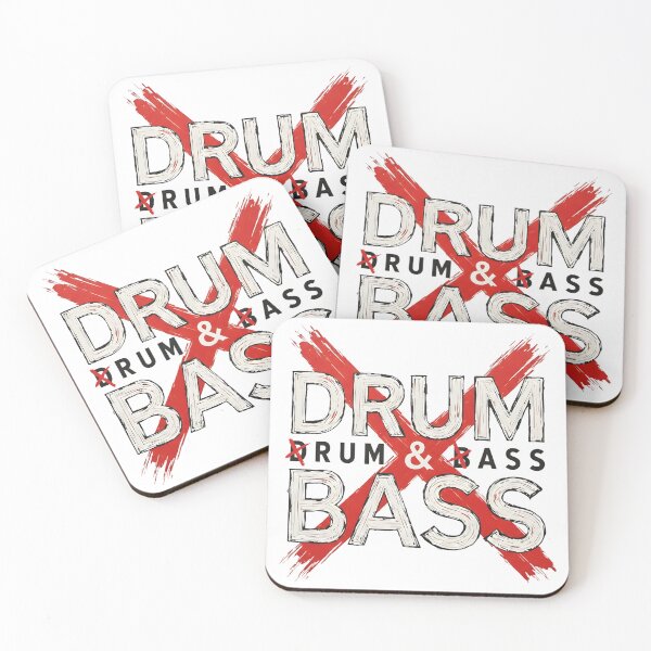 Item preview, Drum and Bass Crossed Letters Typography designed and sold by LunaMagicStudio.