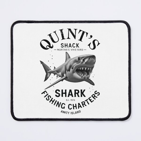 Item preview, Quint's Shark Fishing Charters designed and sold by Candywrap Studio.