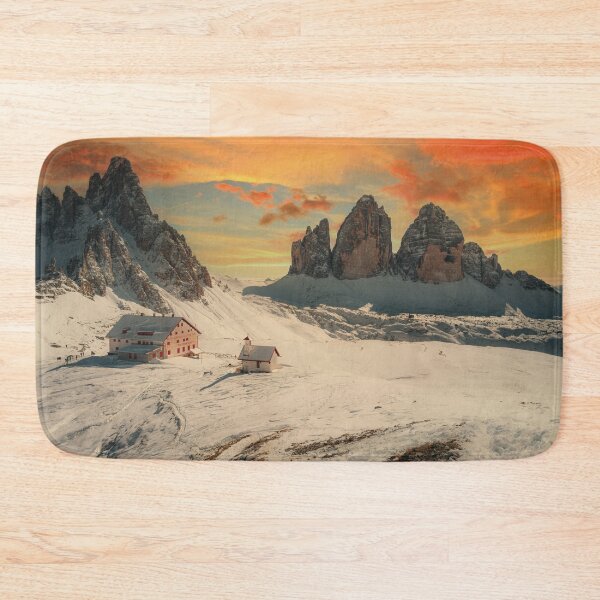Item preview, Drei Zinnen Hut Sexten Dolomites Sunset designed and sold by Mauswohn.