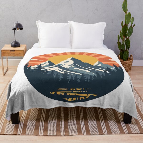 Item preview, Retro Mountain Landscape designed and sold by MartynaKanik.