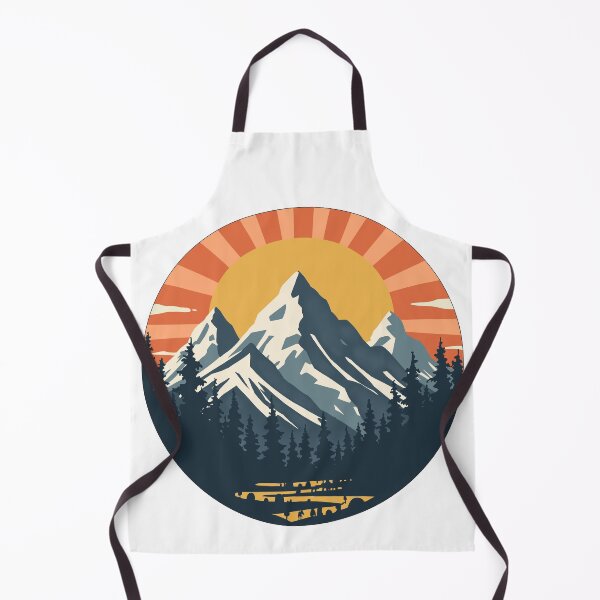 Item preview, Retro Mountain Landscape designed and sold by MartynaKanik.