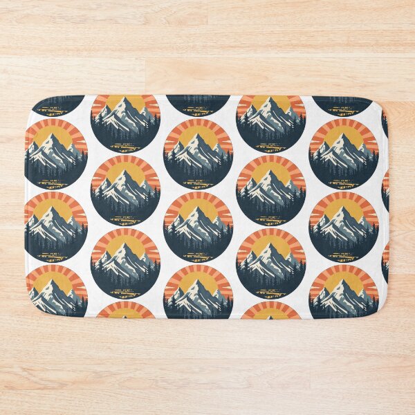 Item preview, Retro Mountain Landscape designed and sold by MartynaKanik.