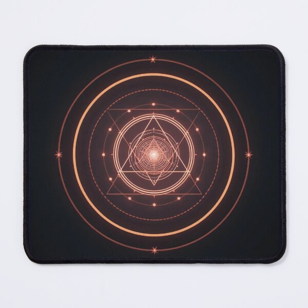 Item preview, Manifestation Sacred Geometry Alignment Mandala – Golden Converging Triangle Design designed and sold by ArtivaNest.