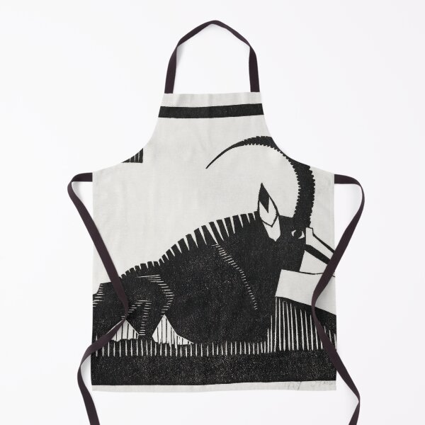 Item preview, Capricorn Alpine Panorama Minimalist Black and White designed and sold by Mauswohn.