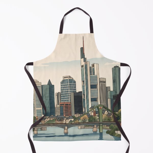 Item preview, Frankfurt Skyline designed and sold by artistic-cities.