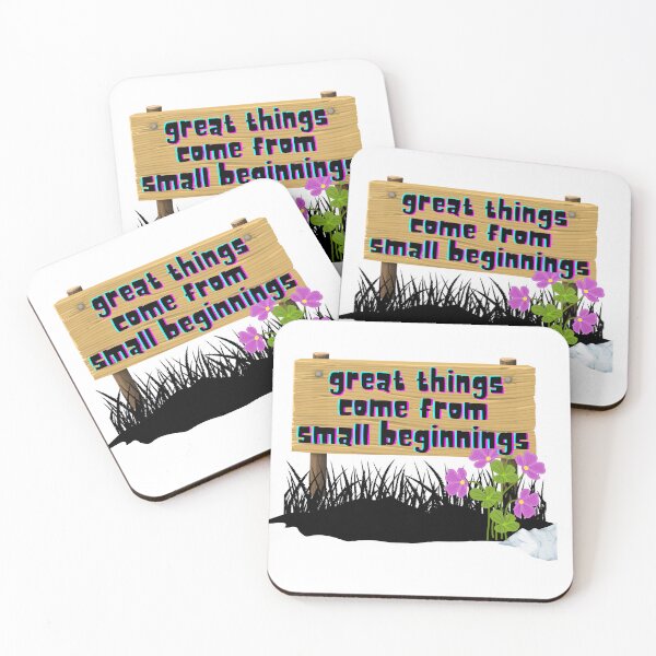 Item preview, Great Things come from Small Beginnings designed and sold by Sunrise-craft.