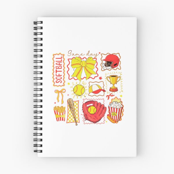 Item preview, Softball Game Day Essentials — Colorful Doodle Style Sports Illustration for Players and Fans designed and sold by Colorful-Garden.