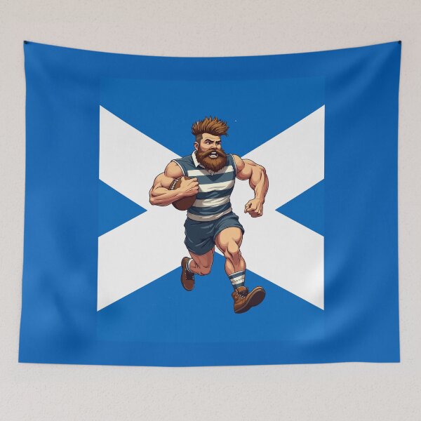 Item preview, Scottish Saltire and Rugby Runner designed and sold by taiche.