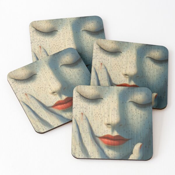 Item preview, Serene Face Ultra Modern Symbolic Aesthetic designed and sold by Shoot-The-Moon.