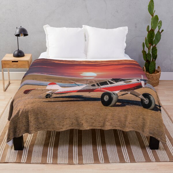 Item preview, Propeller plane in sunset desert vintage look designed and sold by Mauswohn.