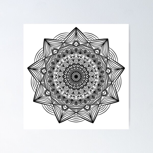 Item preview, detailed mandala designed and sold by Anna's Gallery.