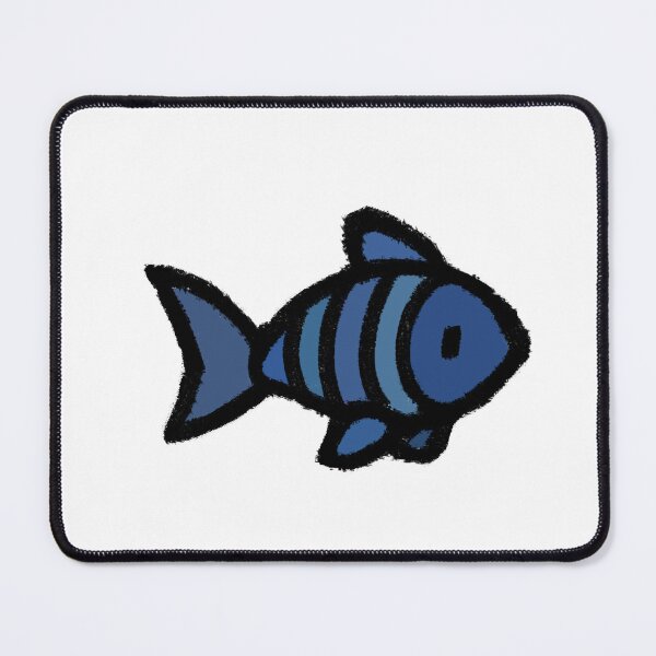 Item preview, Cute Little Blue Fish SMALL VERSION designed and sold by niks-s.