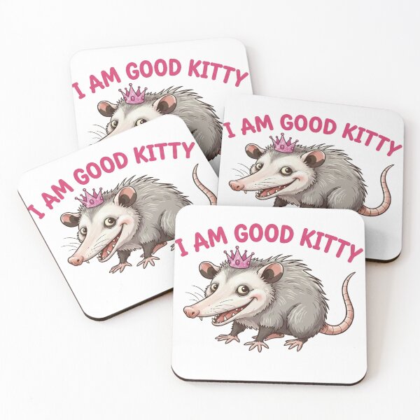 Item preview, Funny Opossum Says" "I AM GOOD KITTY"  designed and sold by Tamer ⭐⭐⭐⭐⭐.