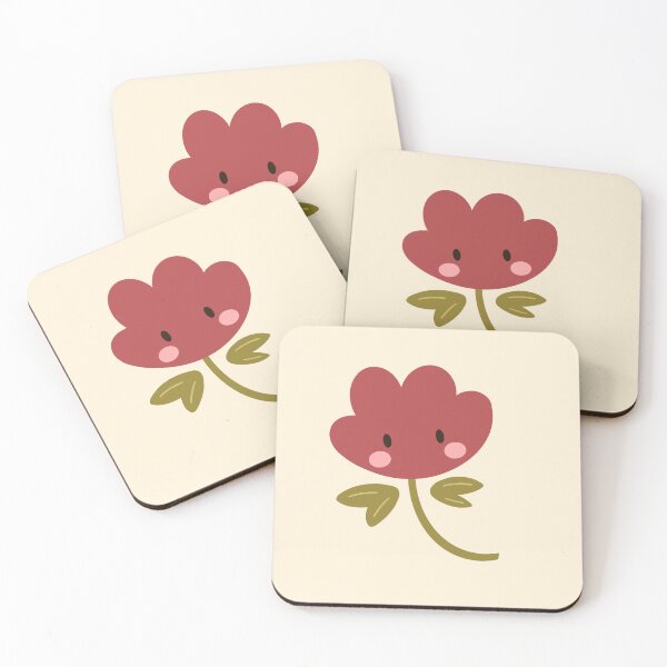 Item preview, Cute Kawaii Flower Illustration designed and sold by Porpor Artwork.