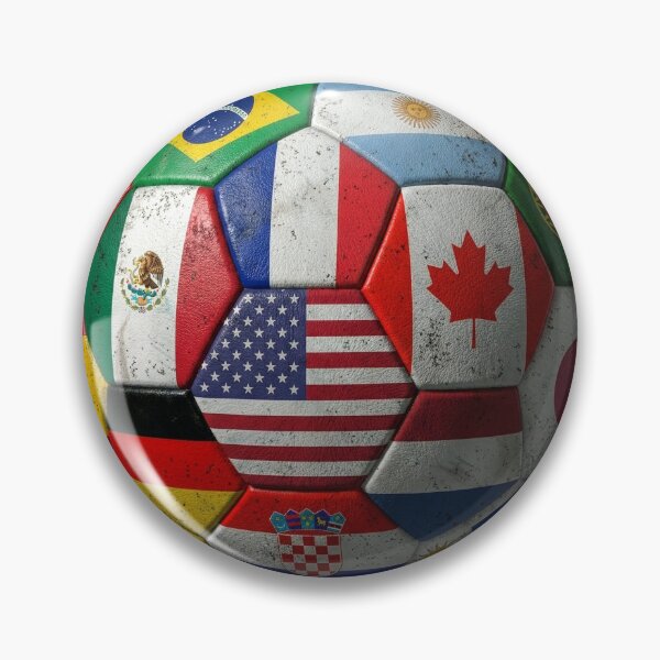 Item preview, Global Football Nations Sticker - Realistic International Flag Soccer Ball Decal - Multi-Country Sports Graphic designed and sold by Deadpan Design Syndicate.