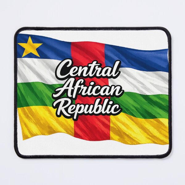 Item preview, Central African Republic Waving Flag Design – CAR Patriotic Country Graphic designed and sold by GarnerSupplyCo.