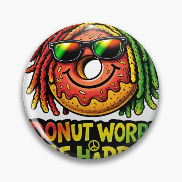 Item preview, Donut Worry Be Happy Funny Donut designed and sold by RetroRespect.