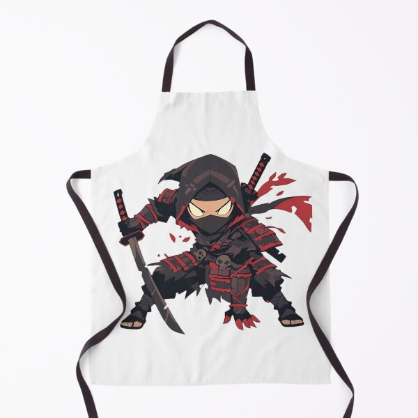 Item preview, Shadow Venom Ninja – Dark Samurai Assassin Chibi Art designed and sold by Dyan4.