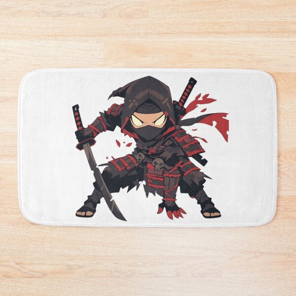 Item preview, Shadow Venom Ninja – Dark Samurai Assassin Chibi Art designed and sold by Dyan4.