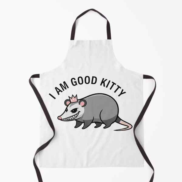 Item preview, Minimal Funny Opossum Says" "I AM GOOD KITTY" designed and sold by Tamer ⭐⭐⭐⭐⭐.