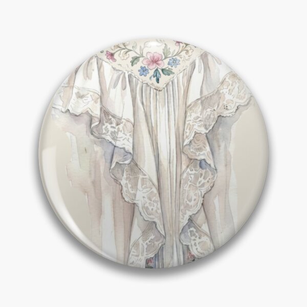 Item preview, Cottagecore Aesthetic Vintage Floral Lace designed and sold by MAGICKEY2024.