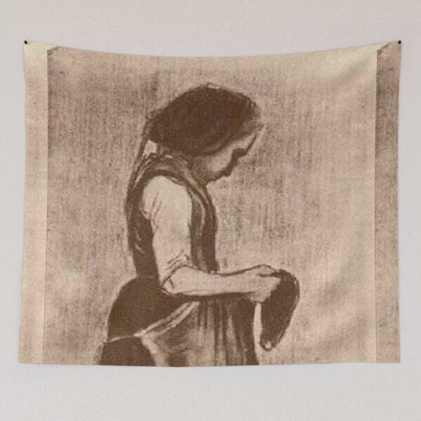 Item preview, Peasant Girl Standing designed and sold by SharonTheFirst.