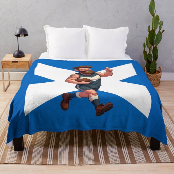 Item preview, A Cheerful Scottish Rugby Player designed and sold by taiche.