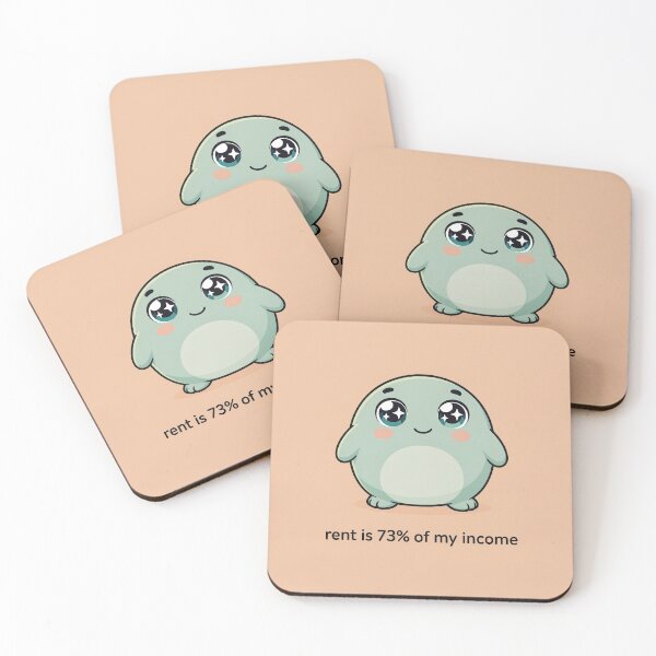 Item preview, Rent Is 73% Of My Income - Zoomer Meme Humor designed and sold by PictorialWhimsy.