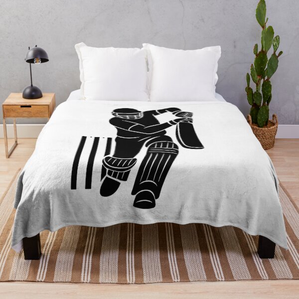 Item preview, Cricket Batsman – Powerful Shot Sports Art Design designed and sold by thesmilngnature.