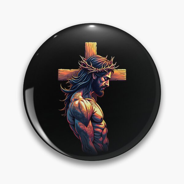 Item preview, Cross of Jesus Christ Tattoo Art designed and sold by macadolie.