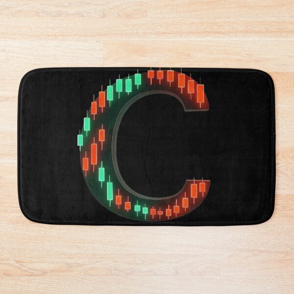 Item preview, Stock Market Candlestick Letter C Design designed and sold by Adappai.